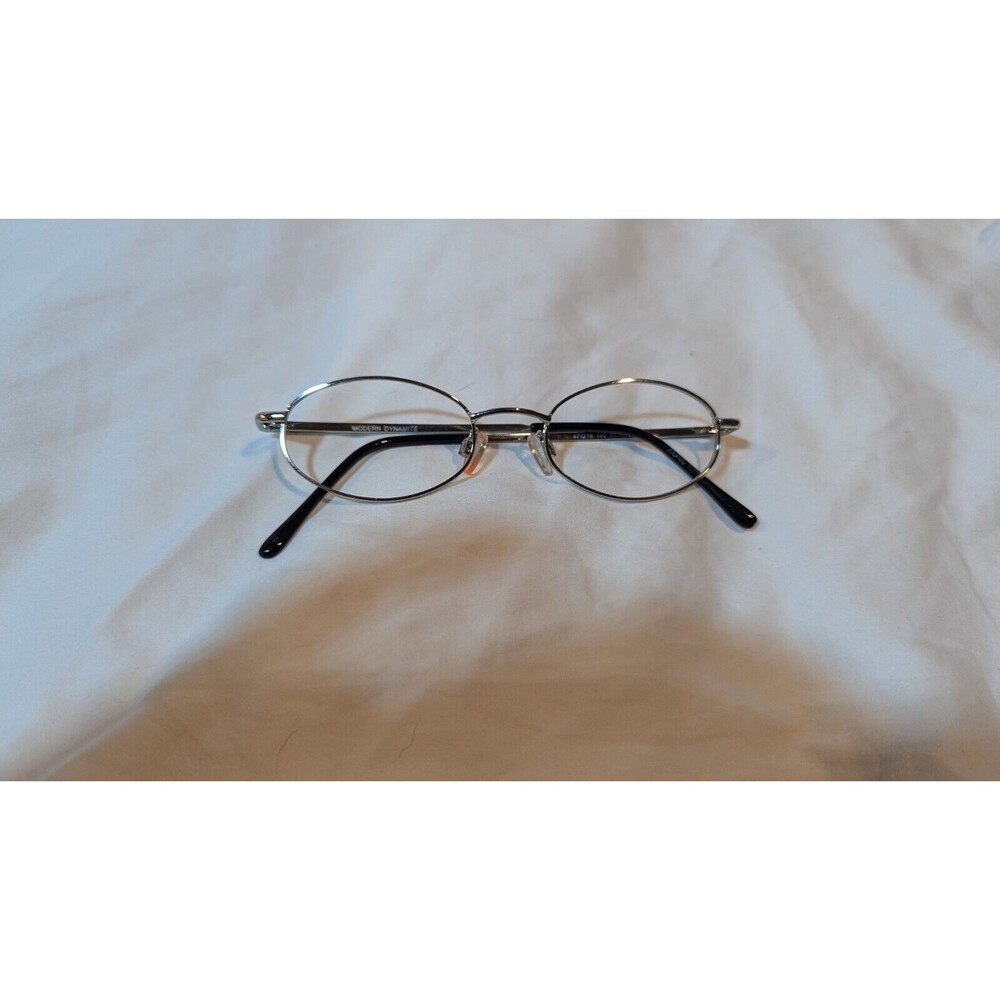 MODERN EYEGLASSES FRAME DYNAMITE SILVER FULL RIM A516 Frames Only